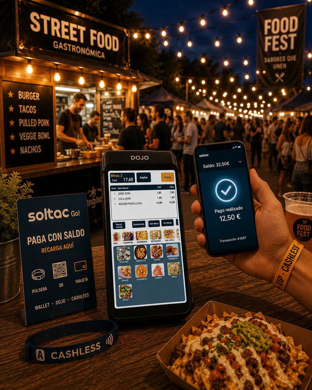 soltac Go! Cashless para eventos