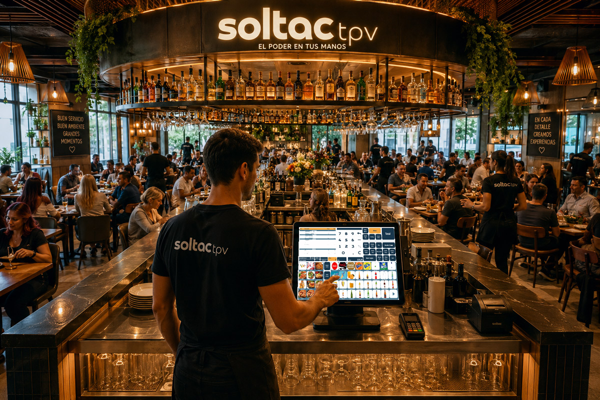 soltac TPV en acción
